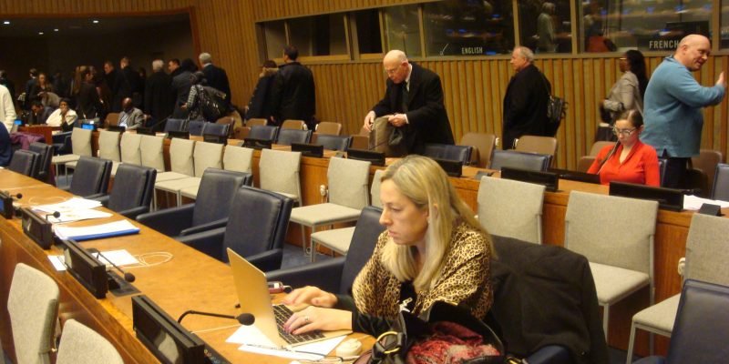 Melissa at the plenary