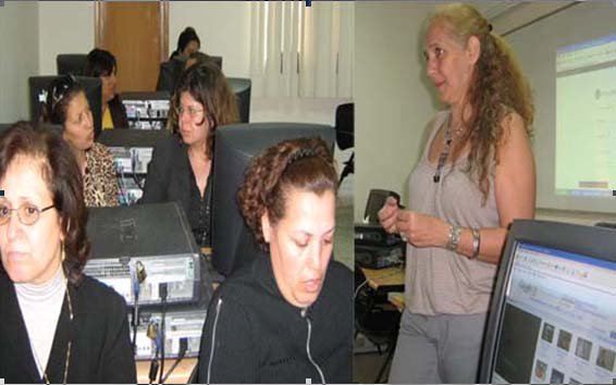 Participants and trainer
