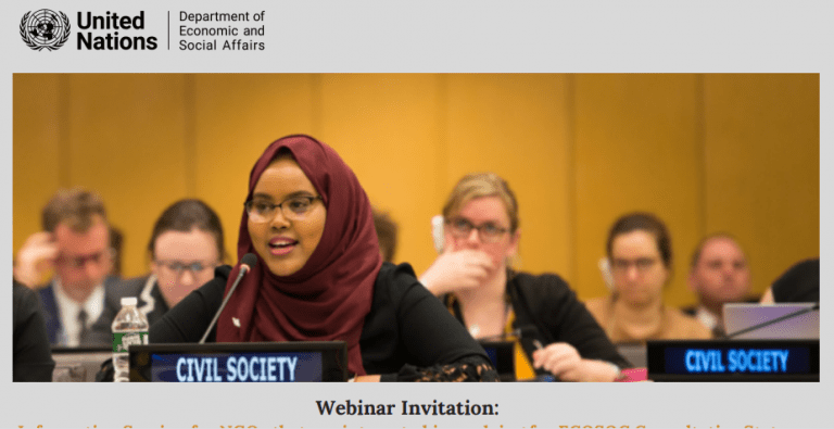 NGOs in consultative status