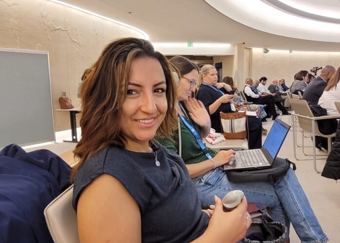 Samar al Husseini at UNHRC session