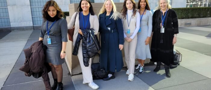 SNHU students with board member Daley and Tadros and Husseini