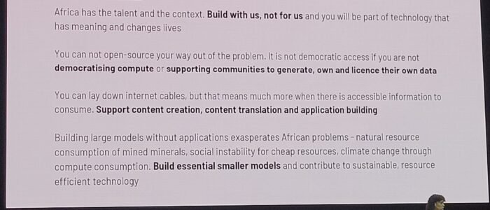 AI for Good session